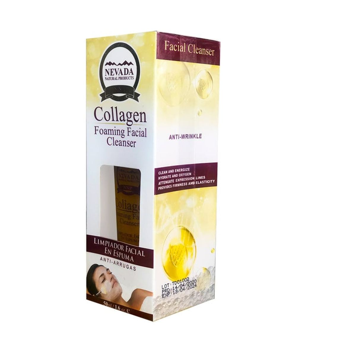 NEVADA NATURAL PRODUCTS - Limpiador Facial en Espuma de Colágeno 50ml - Nevada Natural Products