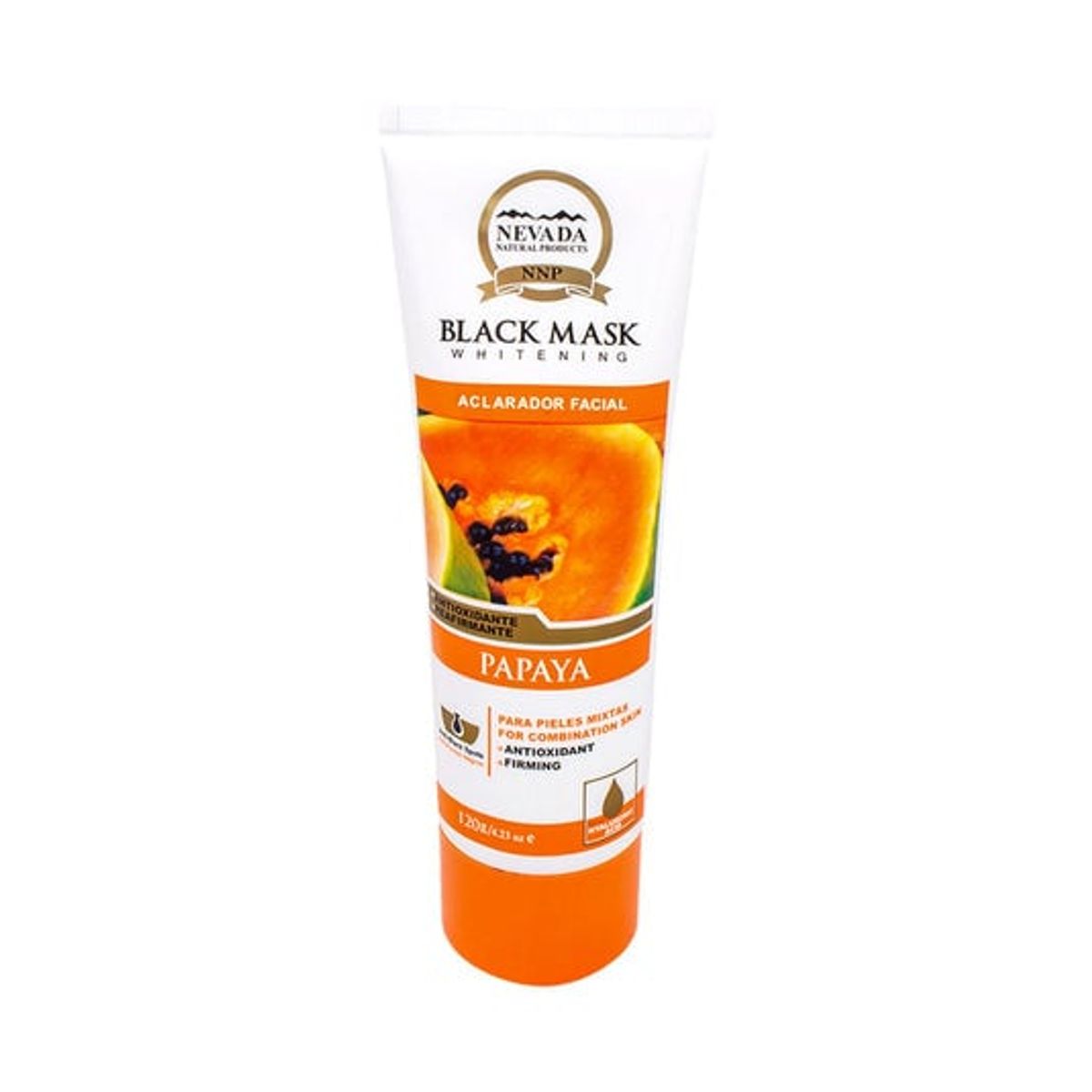 NEVADA NATURAL PRODUCTS - Mascarilla Negra Hidroplastica de Papaya 120gr
