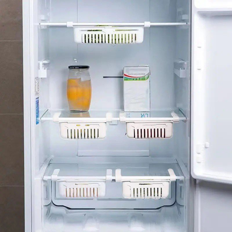 GENERICO - Pack x3 Canasta Organizadora Para Refrigeradora