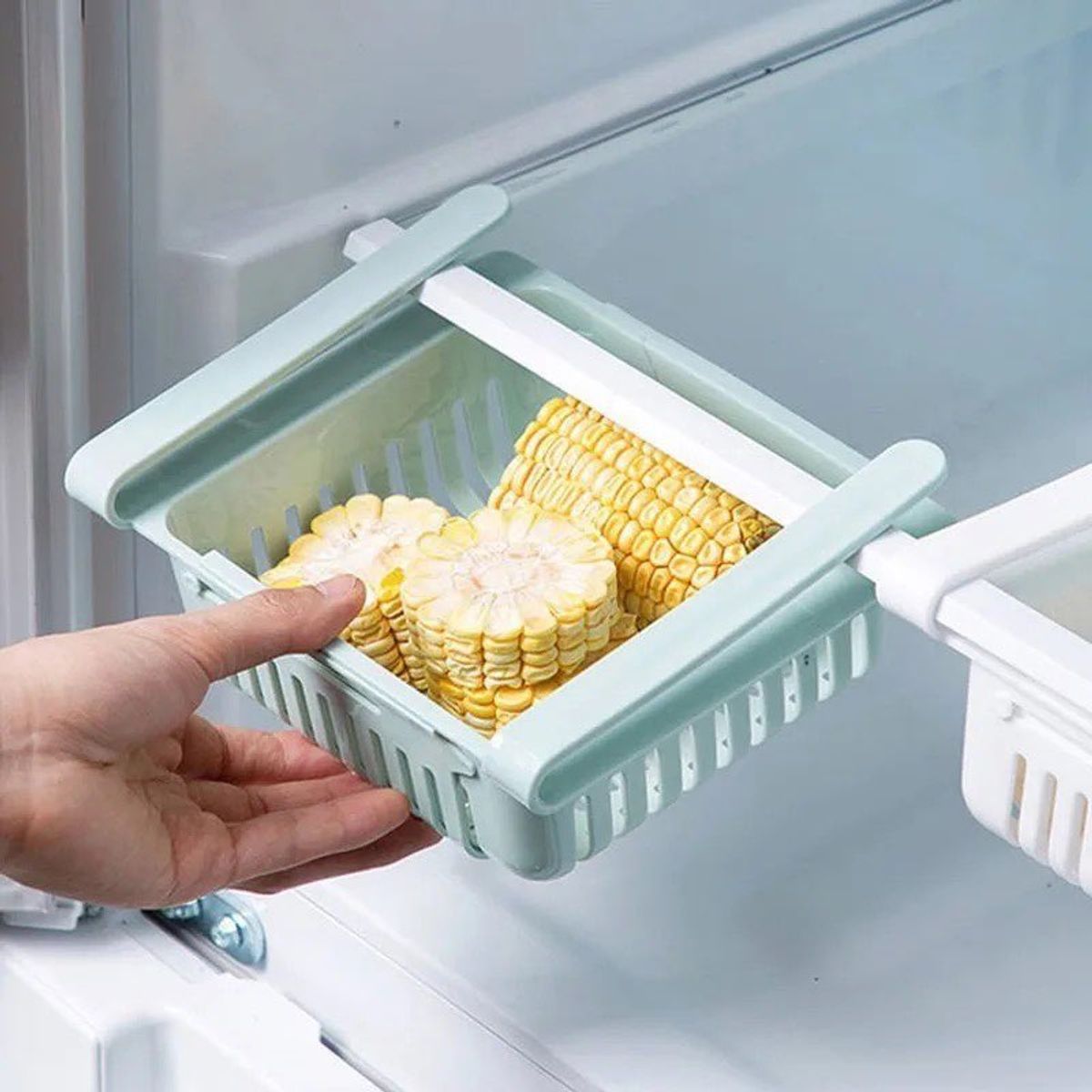 GENERICO - Pack x3 Canasta Organizadora Para Refrigeradora
