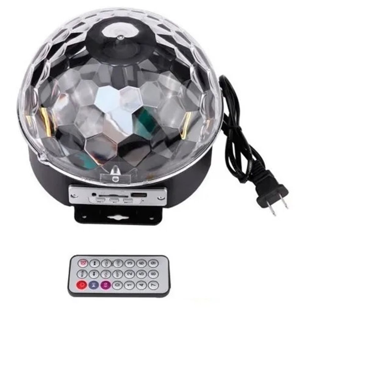 ITELSISTEM - Parlante Esfera Luces Sicodelicas Fiesta Bluetooh bola Itelsistem