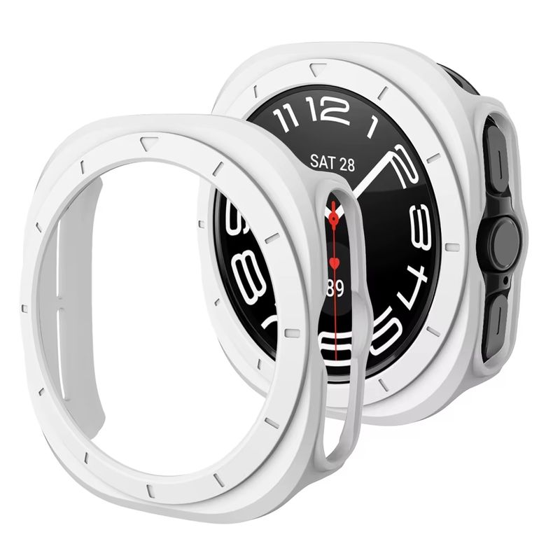 GENERICO - Case Bumper para SAMSUNG GALAXY WATCH 7 ULTRA - Blanco