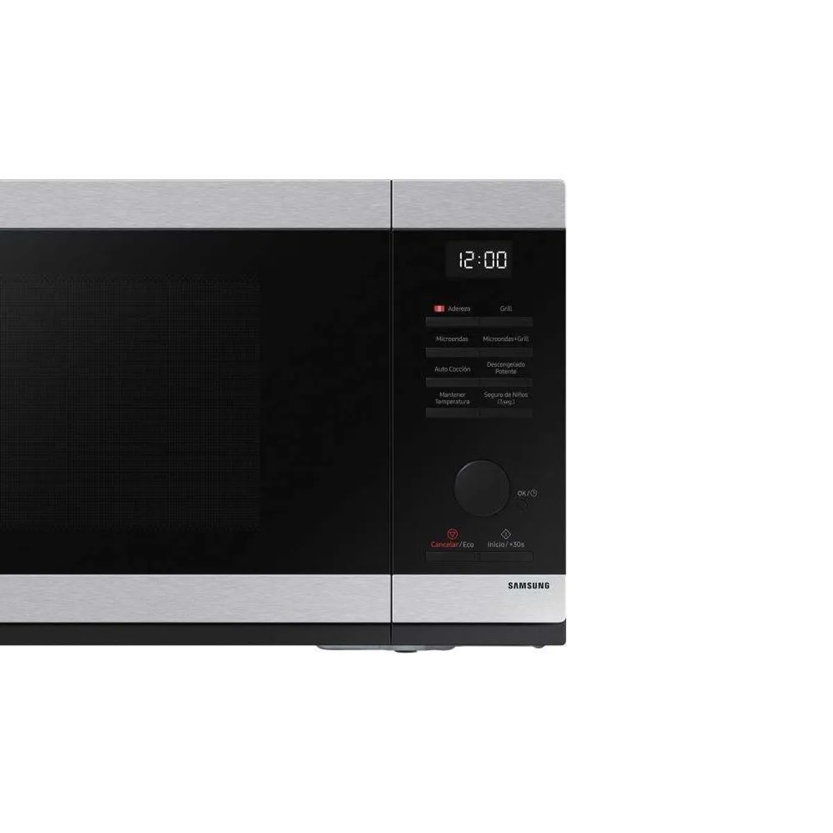 SAMSUNG - Horno Microondas 32 litros Acero Inox Samsung MG32DG4524ATPE
