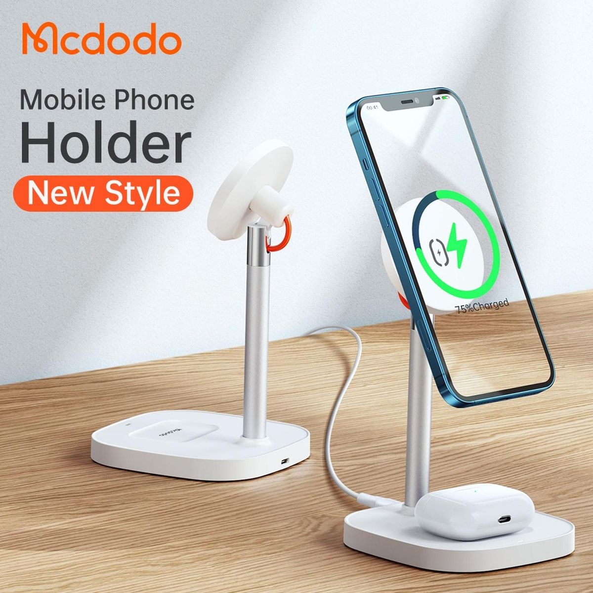 MCDODO - MCDODO CH-7340 CARGADOR INALÁMBRICO DE ESCRITORIO