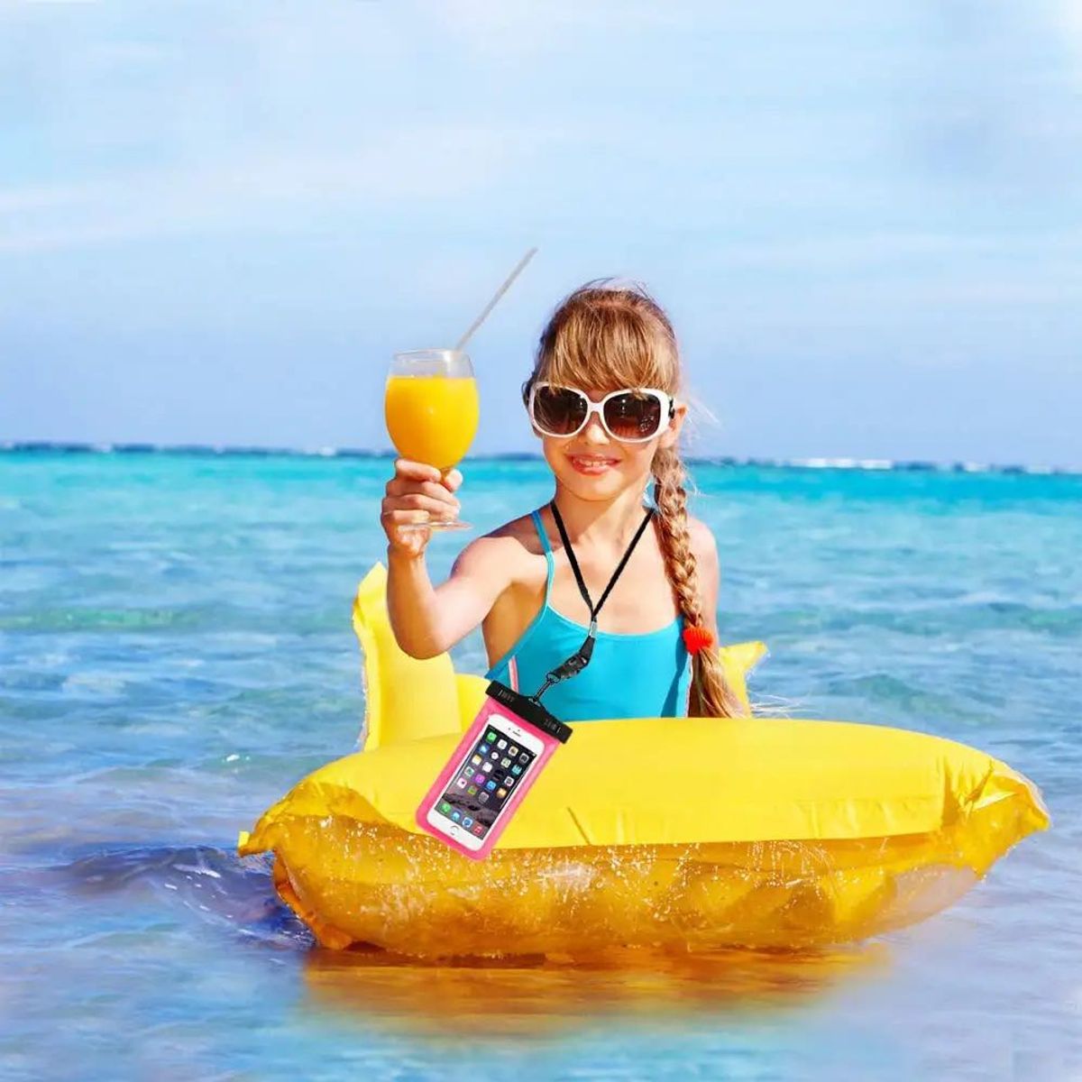 GENERICO - Protector de Agua para Celular - Funda Acuática Case