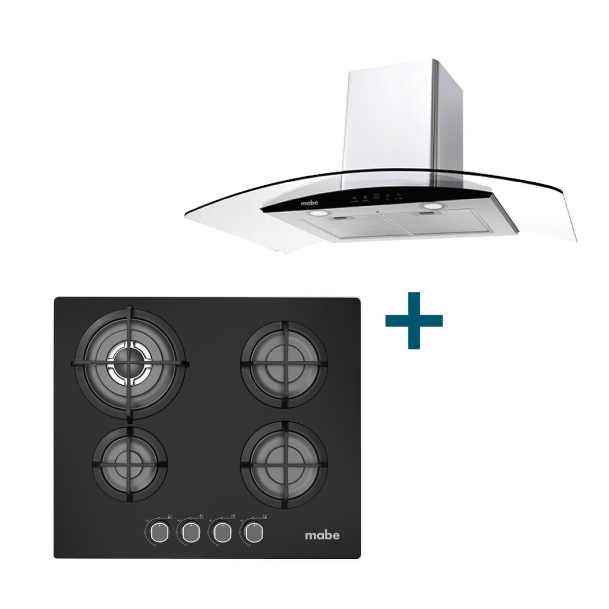 MABE - Combo Campana extractora 90cm +Encimera a Gas 60cm Mabe