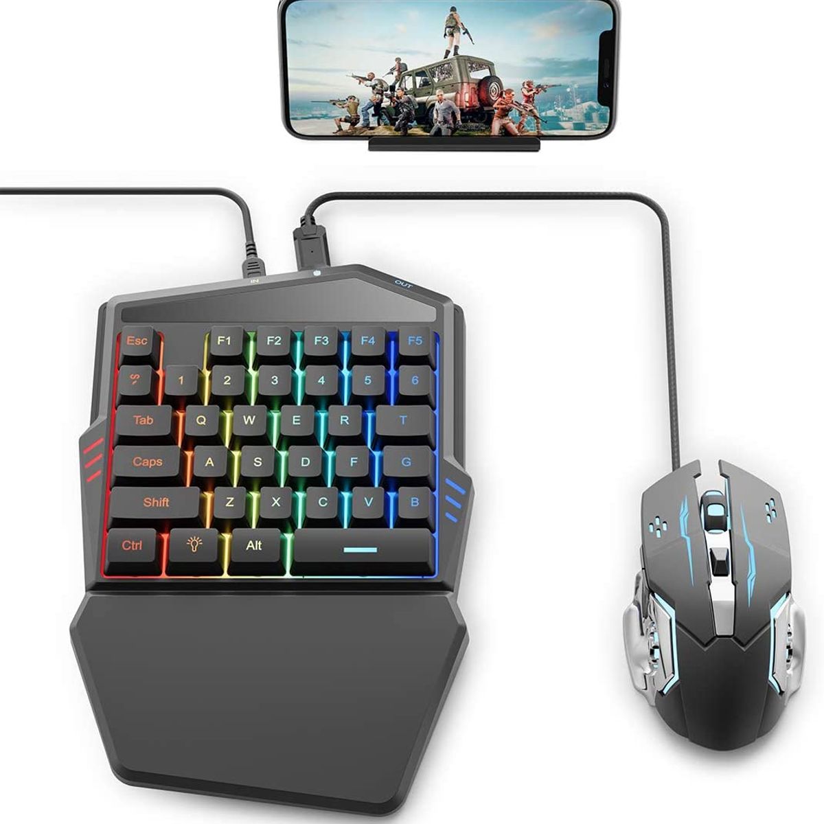 ITELSISTEM - Kit Gamer 4 en 1 bluetooh Para Celulares Mouse Itelsistem