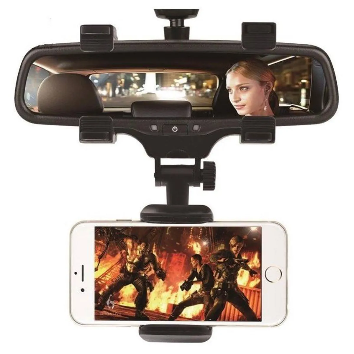 GENERICO - Holder Para Celular En Espejo Retrovisor