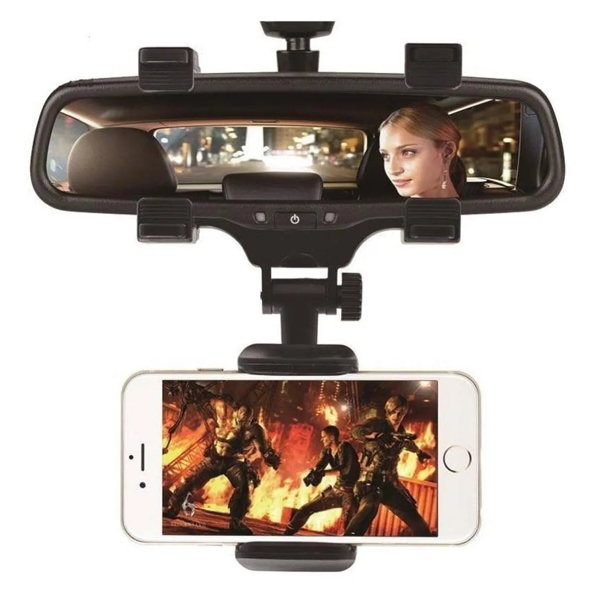 GENERICO - Holder Para Celular En Espejo Retrovisor