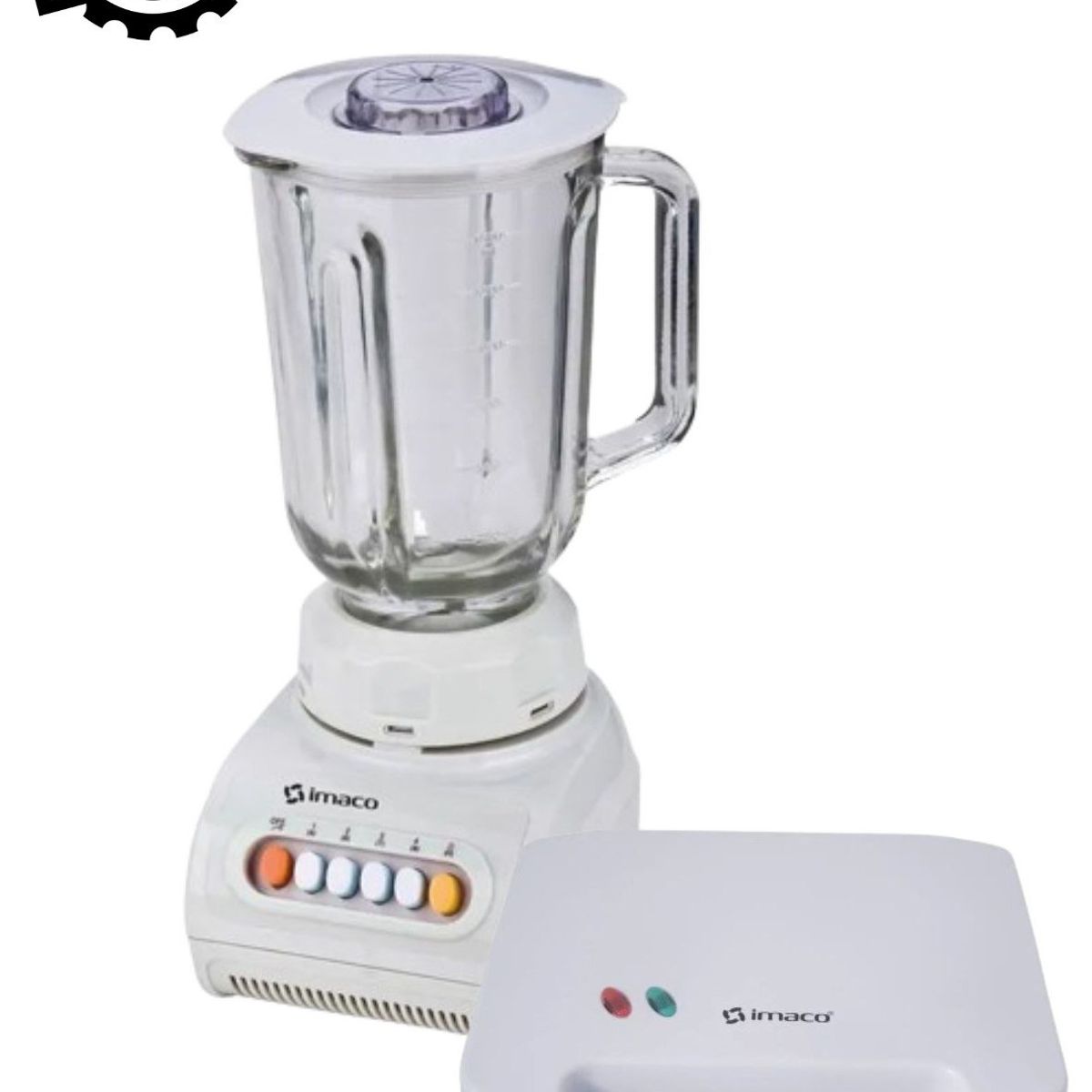 IMACO - Combo Imaco Licuadora Bl888v + Sandwichera Ist101 - Blanco