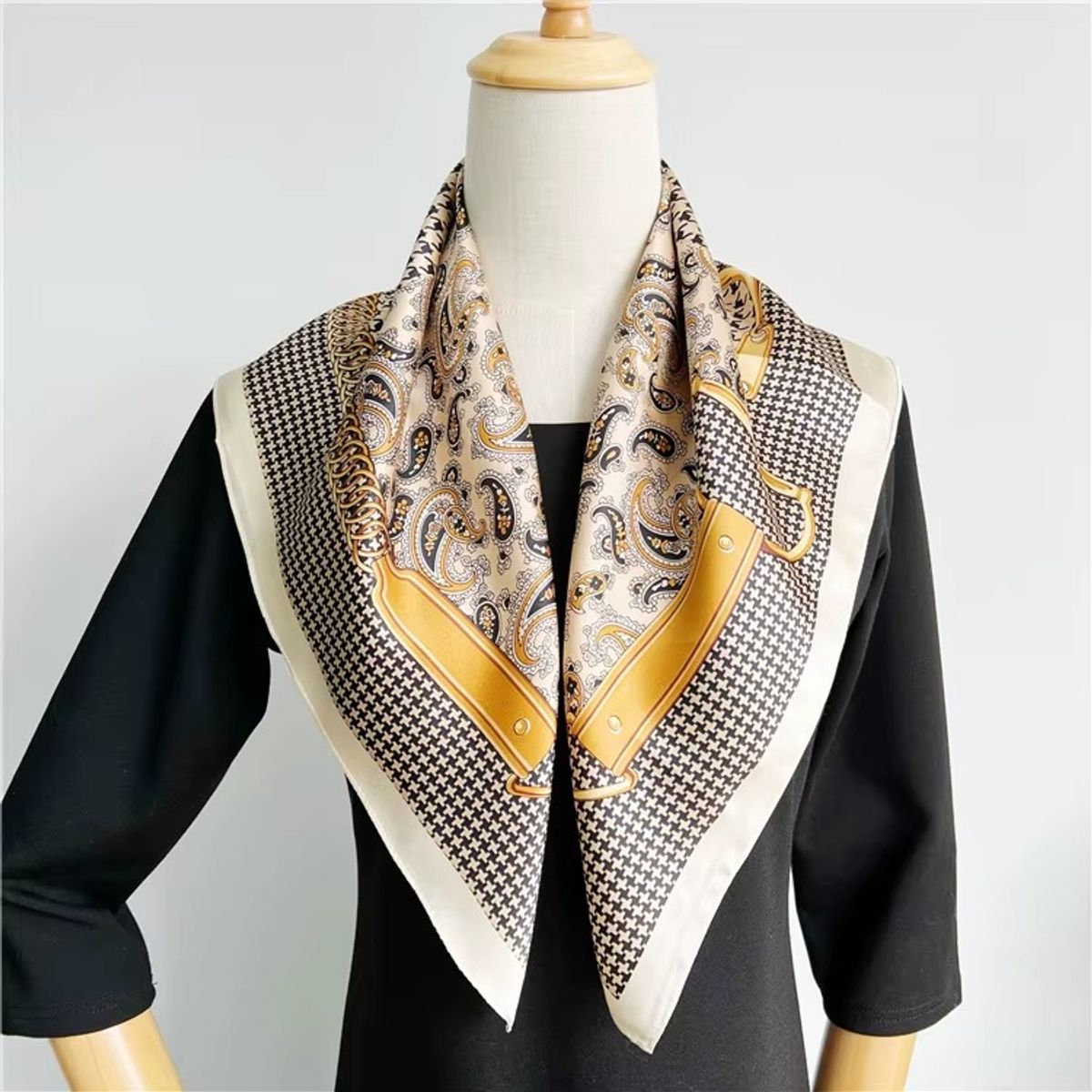 KAST PE - Pañoleta Bandana Pañuelo mujer Sienna de 70x70cm