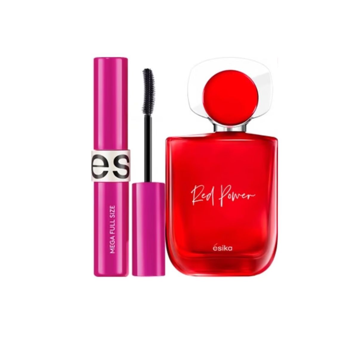 ESIKA - Perfume Red power +  Mascara mega full size Apa negro