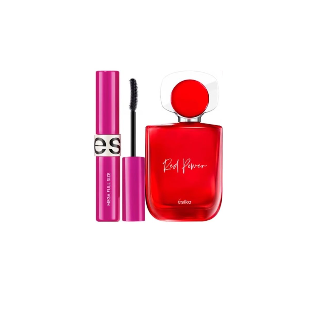 ESIKA - Perfume Red power +  Mascara mega full size Apa negro