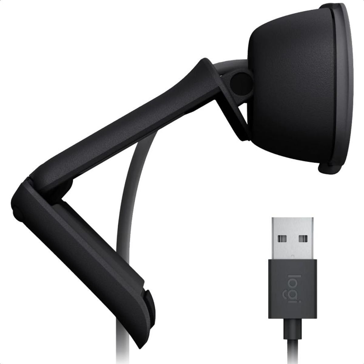 LOGITECH - Cámara Web Logitech BRIO 100 FHD 1080P USB-A Graphite