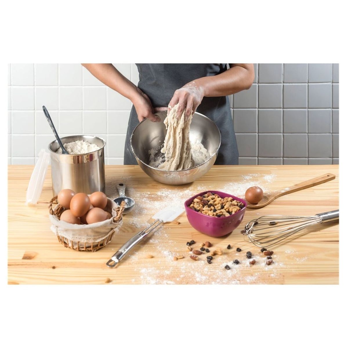 TRAMONTINA - TAZON BOWL RECIPIENTE TRAMONTINA DE ACERO INOXIDABLE 22 CM