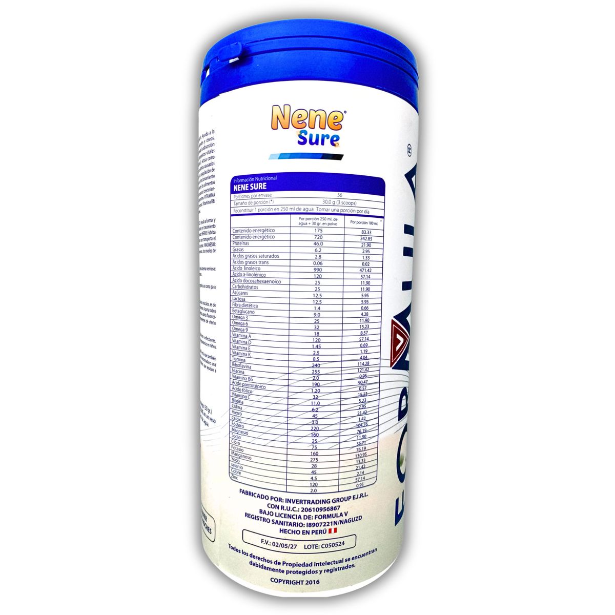 GENERICO - MULTIVITAMÍNICO NIÑOS SUPLEMENTO NUTRICIÓN INFANTIL 1.1 KG FORMULA V