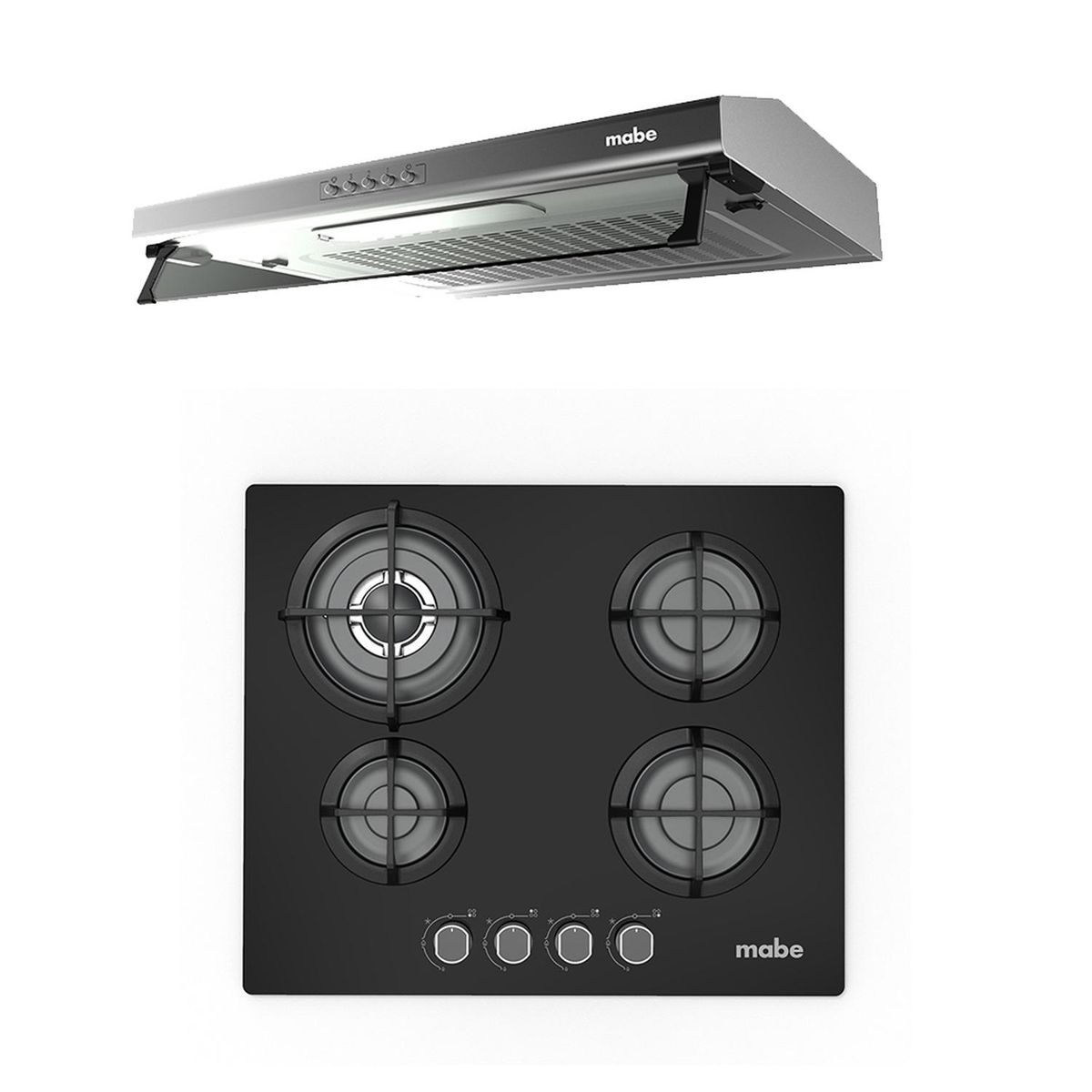 MABE - Combo Campana extractora +Encimera a Gas 60cm Mabe