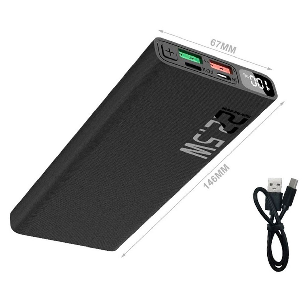 GENERICO - Cargador portátil marca Bossney de 10000mah