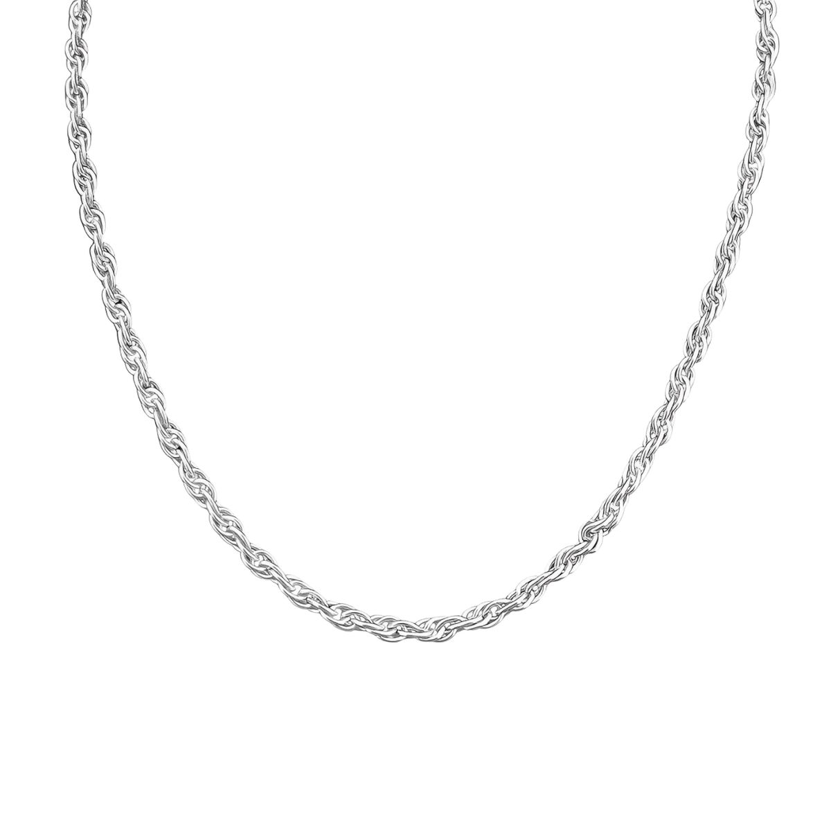 GENERICO - Cadena Mujer Collar Eslabones Regalo Novia Joya Plata 925