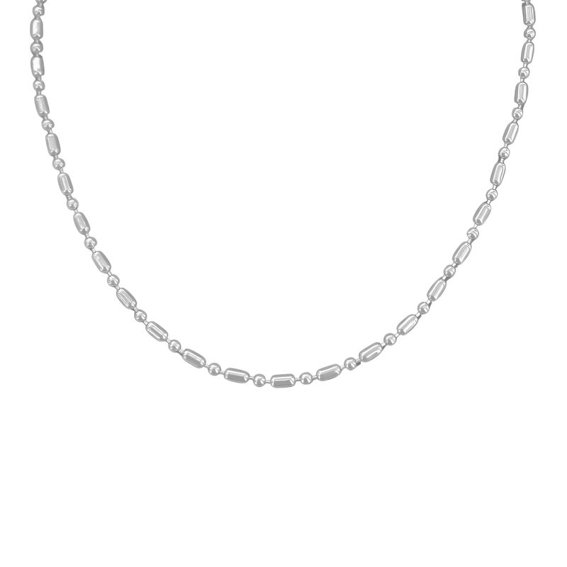 GENERICO - Cadena Mujer Collar Punto Y Coma Regalo Novia Joya Plata 925