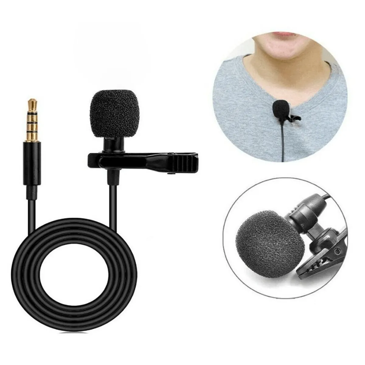 GENERICO - Microfono Solapero Pechero Lavalier 35mm