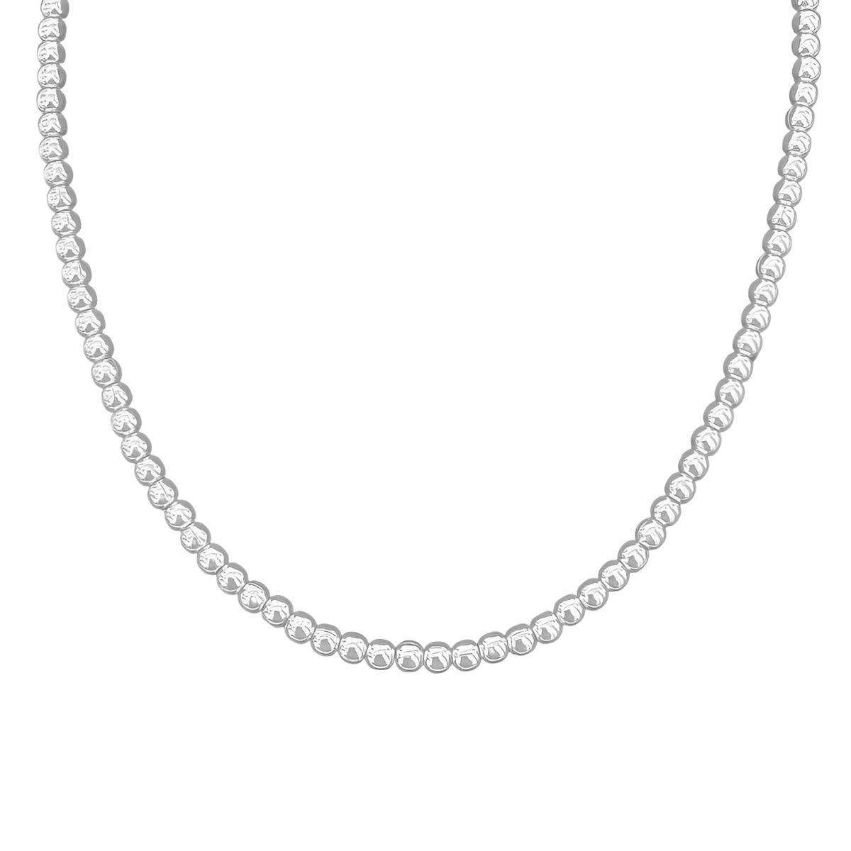 GENERICO - Cadena Mujer Collar Donas Bombita Regalo Novia Plata 925