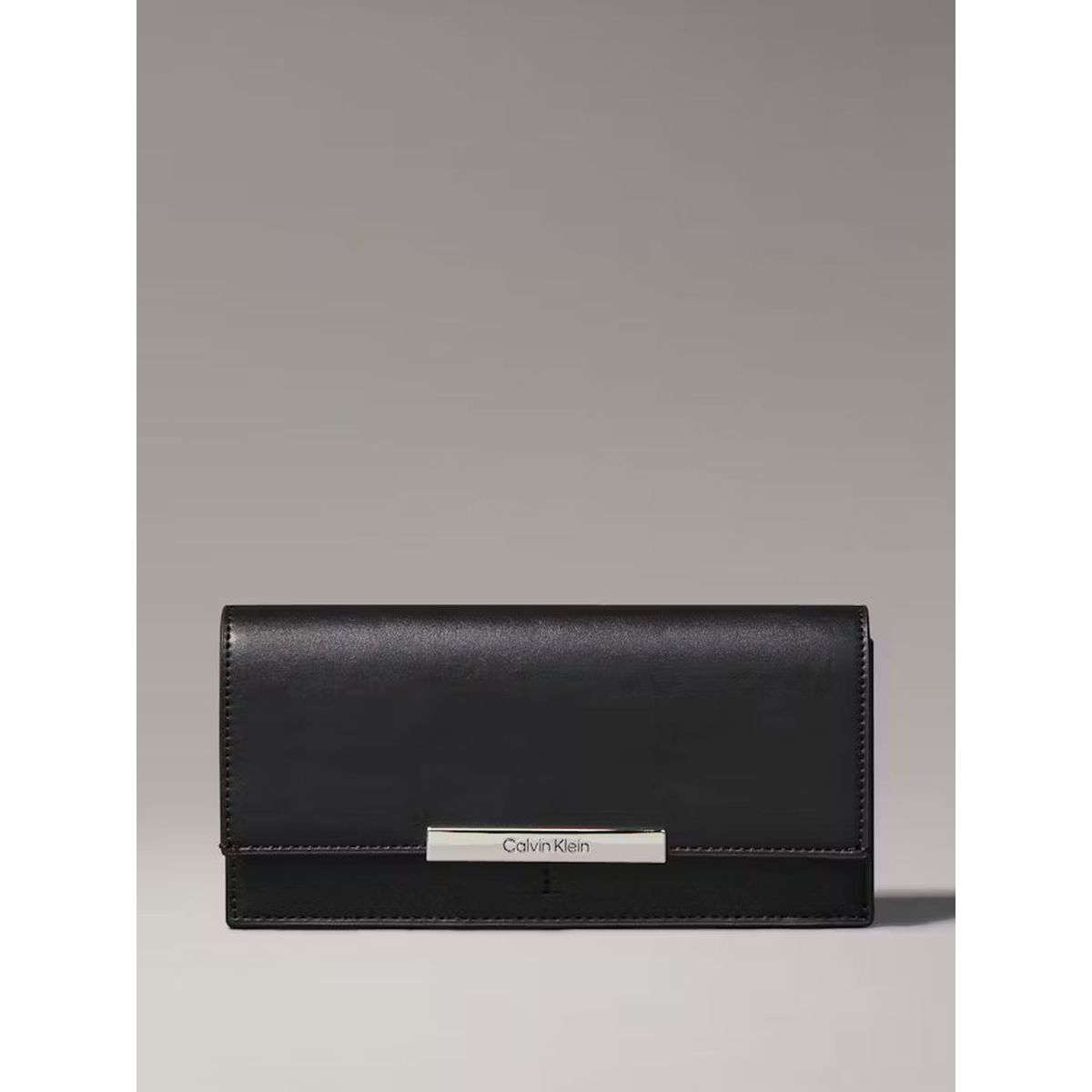 CALVIN KLEIN - BILLETERA CK LINEAR LARGE TRIFOLD SLIM