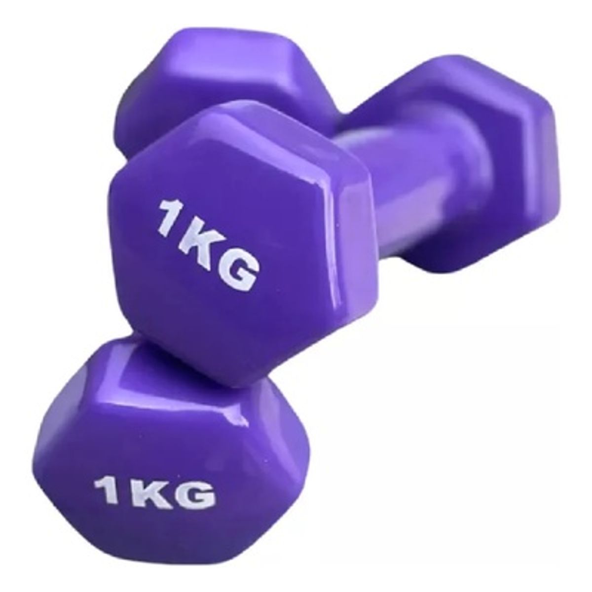 GENERICO - Mancuernas De Vinilo 1kg Pesas Importadas Forradas