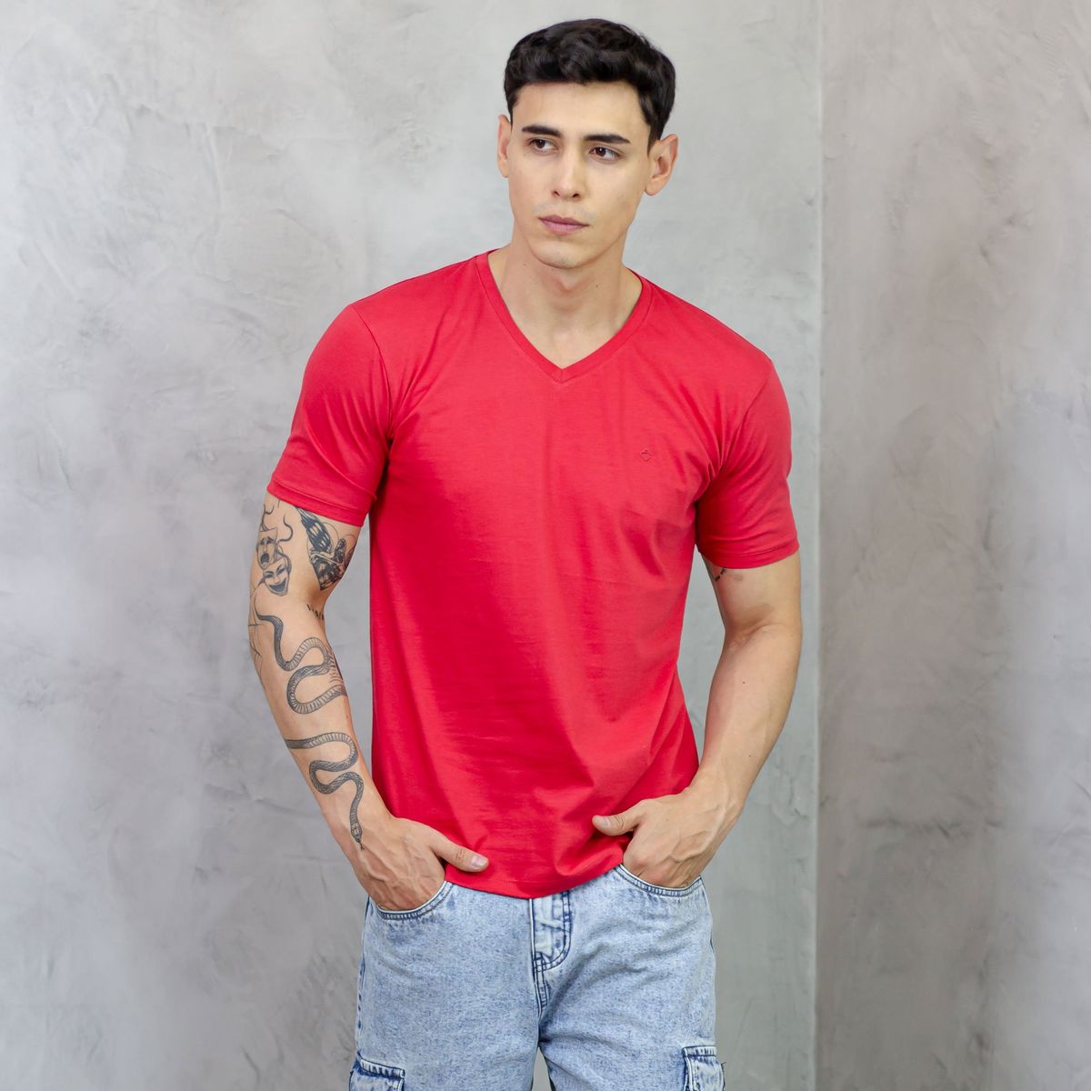 A VANTGARDESTYLE - POLO SLIM FIT CABALLERO MC - JERSEY 100% ALGODON