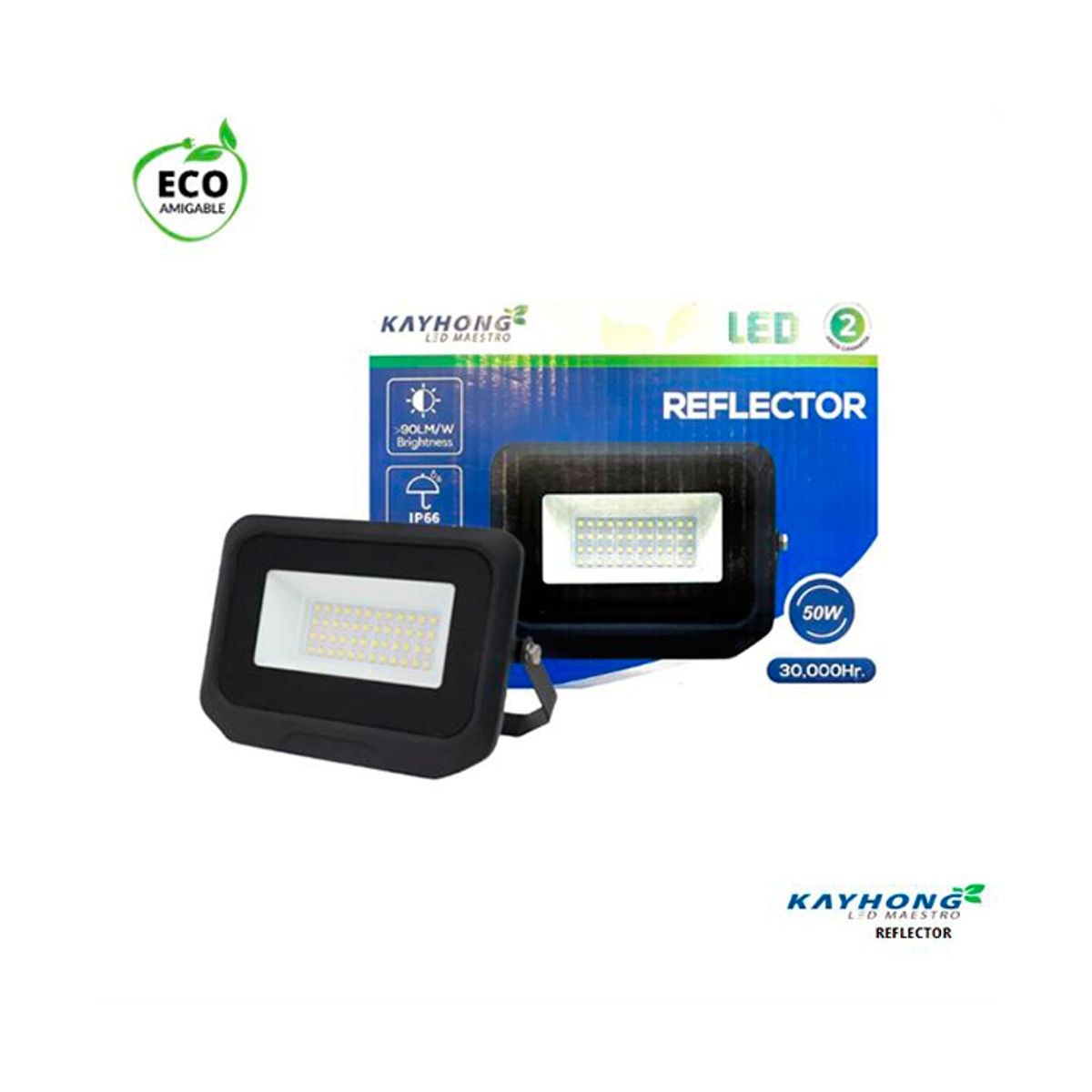 GENERICO - Reflector LED  Luz Blanca 50W 4500Lm