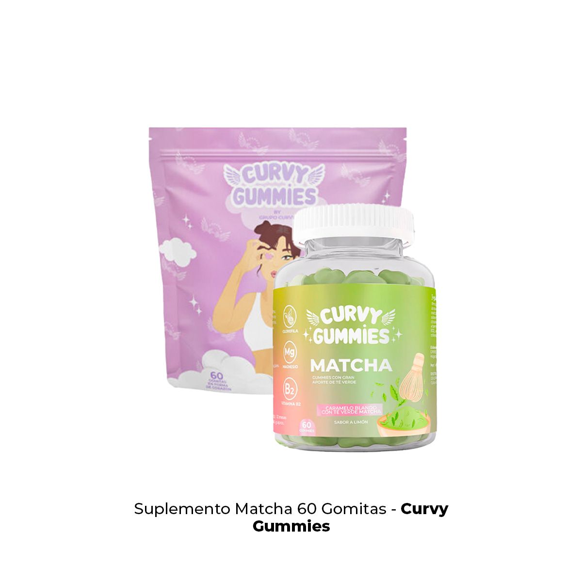 GENERICO - Gomitas de Matcha Curvy Gummies