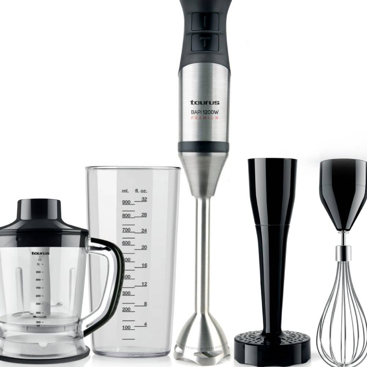 TAURUS - Batidora de Inmersión Bapi 1200 Premium Complete