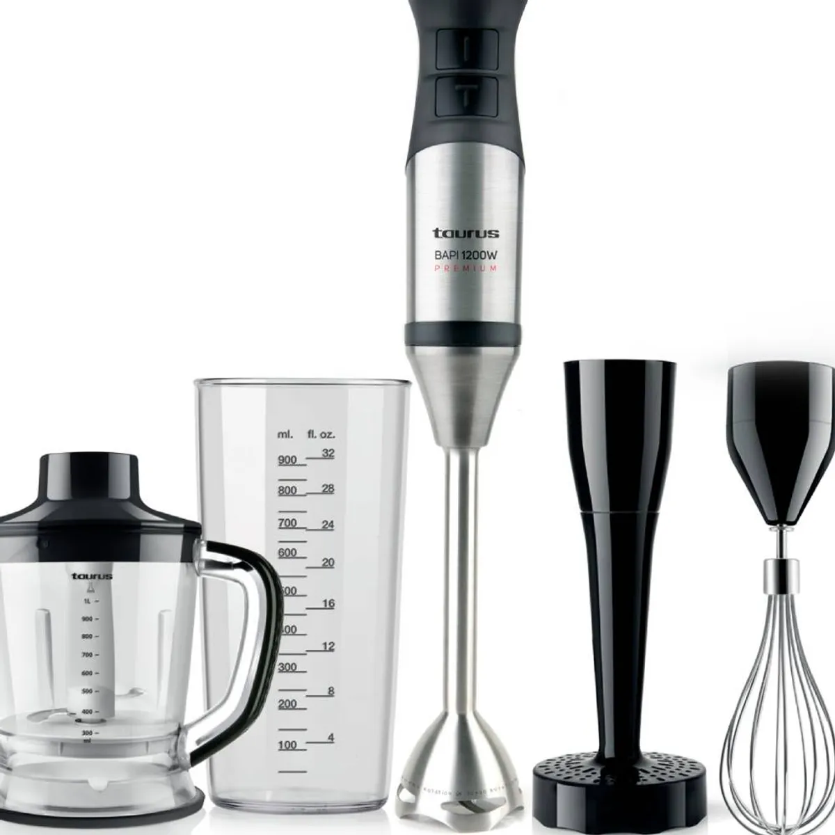 TAURUS - Batidora de Inmersión Bapi 1200 Premium Complete