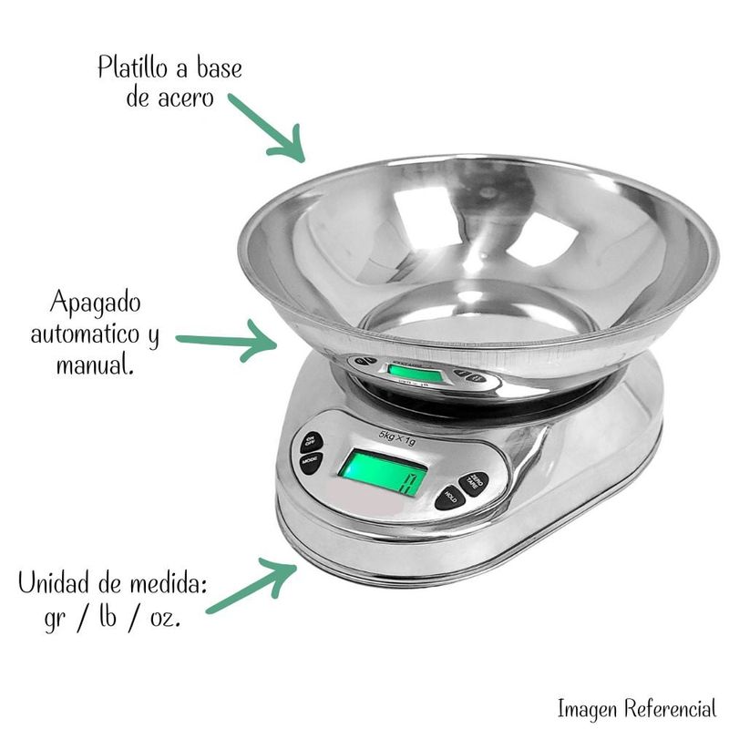 Ballnza Gramera Digital 5kg GENERICO