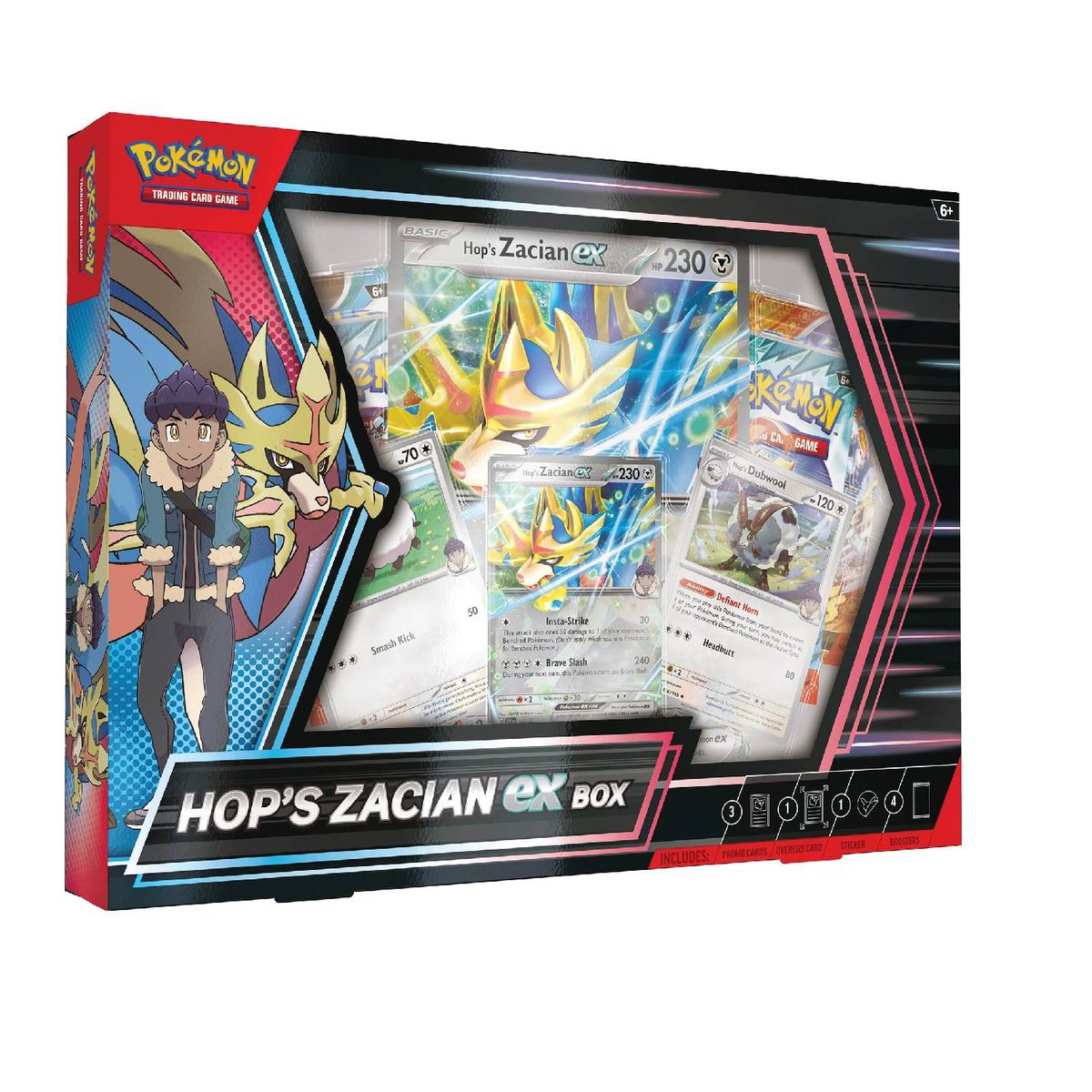 POKEMON - Pokemon TCG Journey Together Hops Zacian Ex Box Ingles