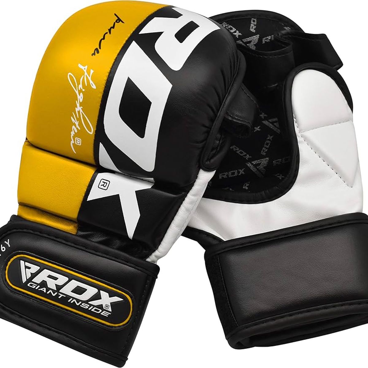 RDX - Guante MMA Competencia RDX T6 Amarillo M