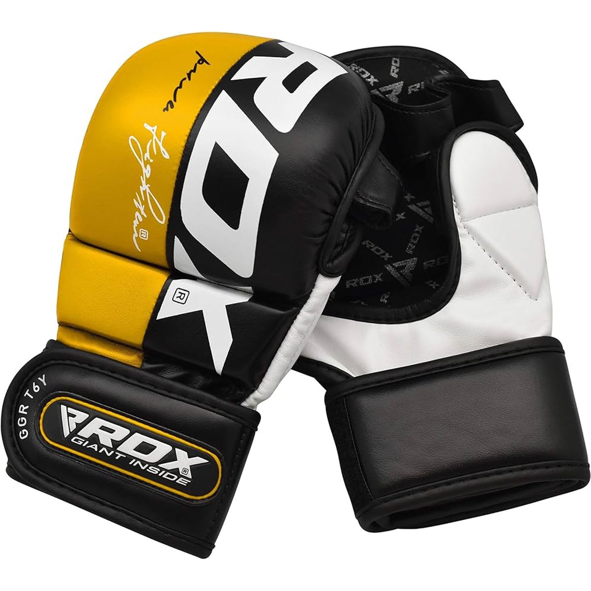 RDX - Guante MMA Competencia RDX T6 Amarillo M