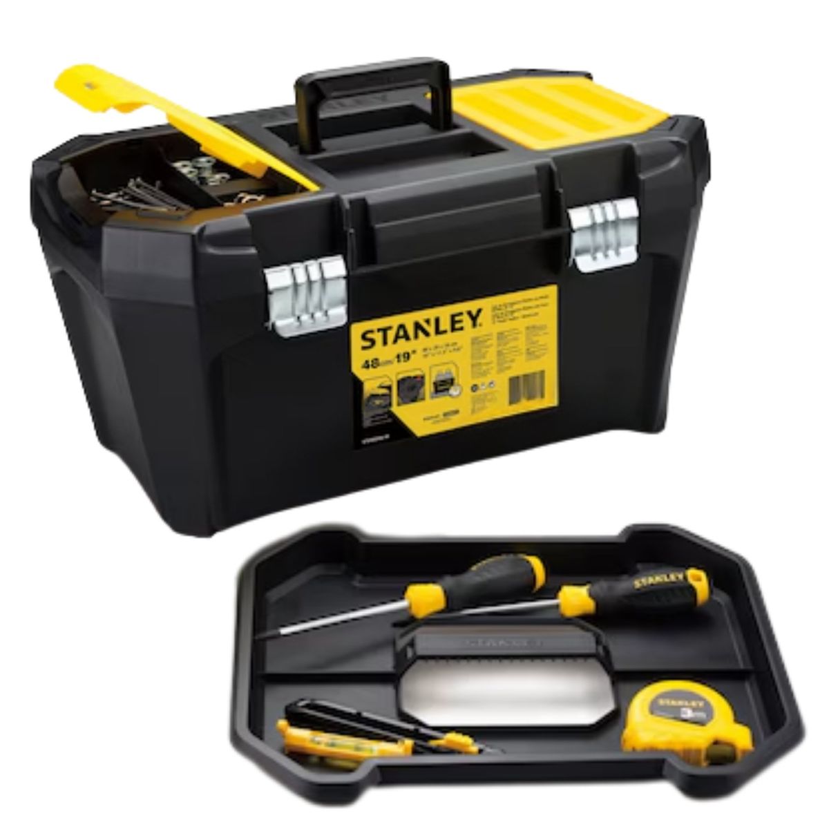 STANLEY - Caja porta Herramientas BROCHE METAL 19 STST80346 STANLEY