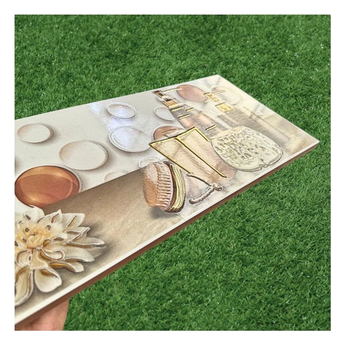 EJESA CREA TU ESPACIO IDEAL - Ethan Beige 15X60CM- Decorados HD Gold