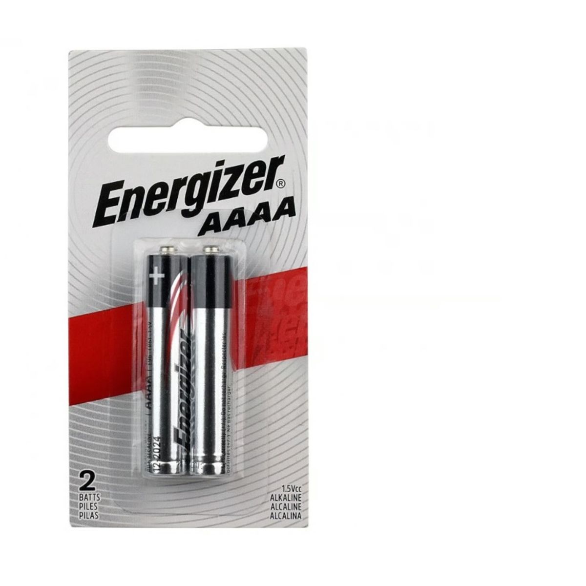 ENERGIZER - ENERGIZER PILA ALCALINA AAAA (4A) – 1.5V – PACK x 2 UNID