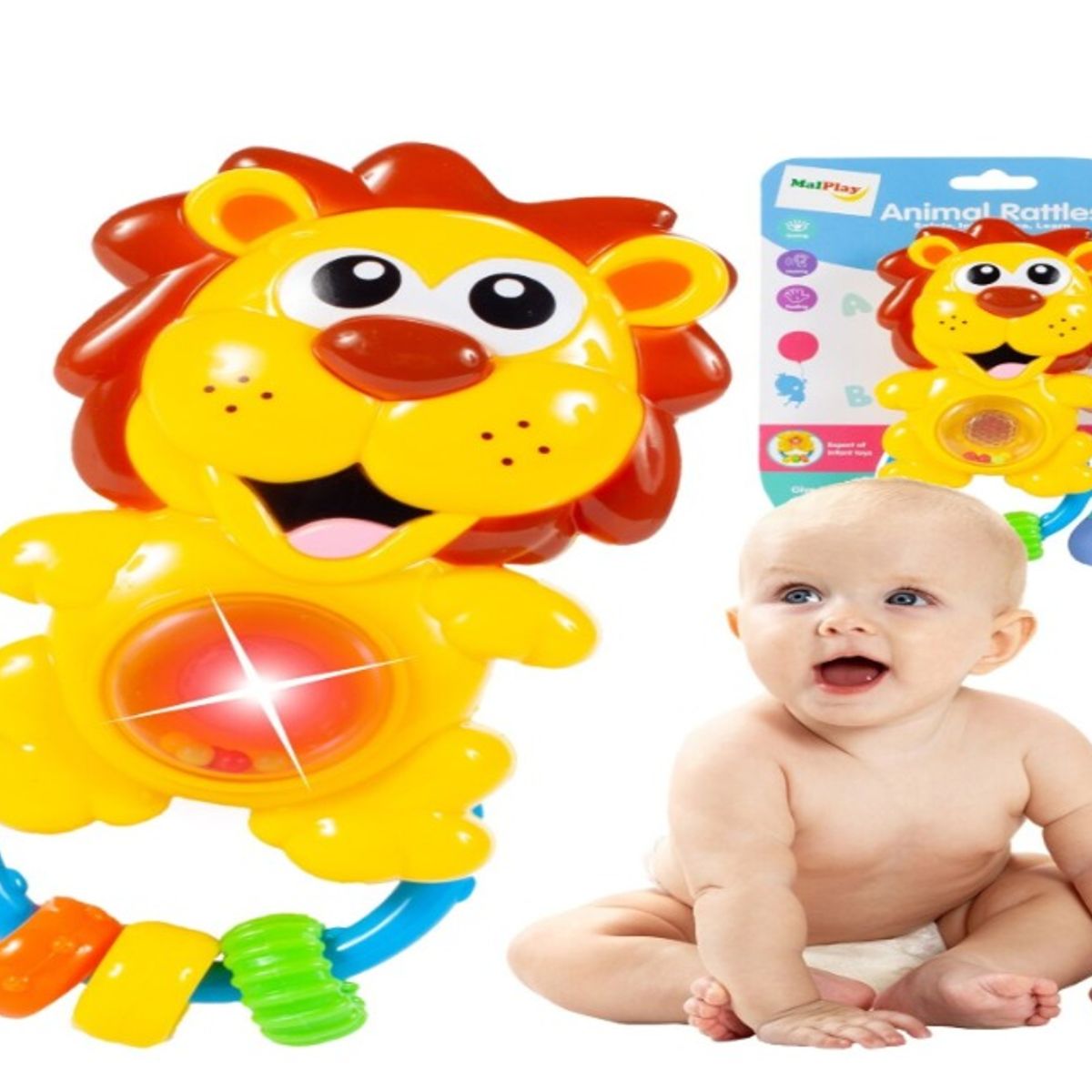 GENERICO - Sonajero para bebé León