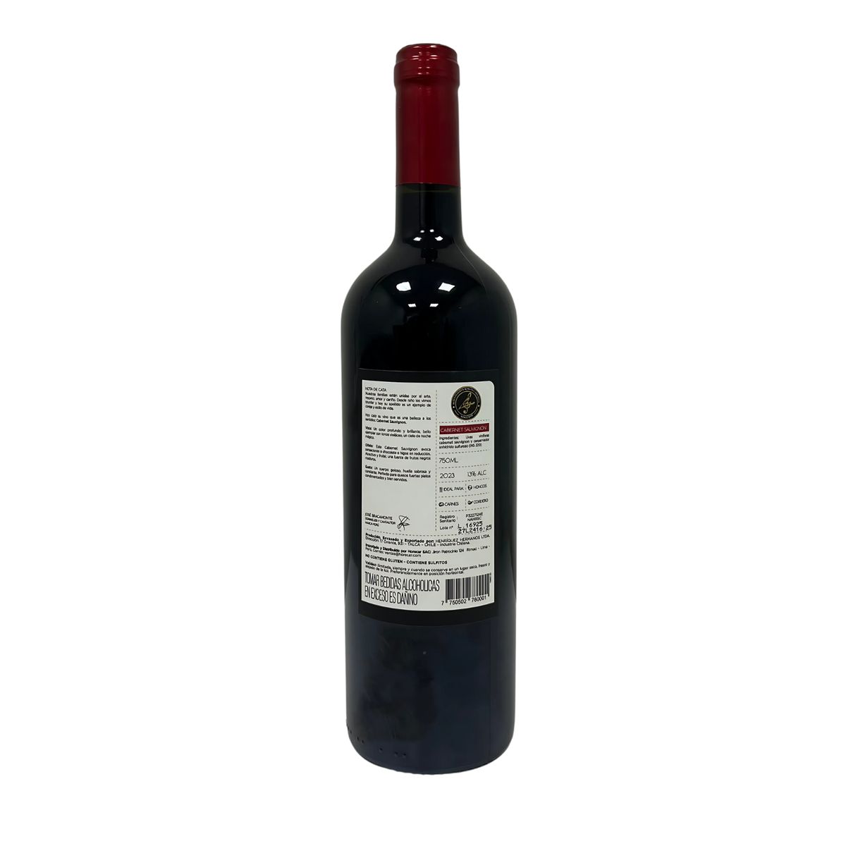 SUAREZ VERTIZ PATRICIO - SUÁREZ VÉRTIZ PATRICIO VINO CABERNET SAUVIGNON