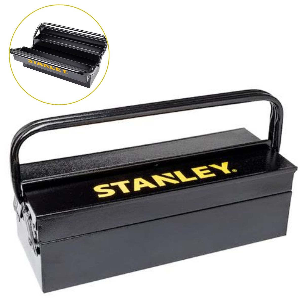 STANLEY - Caja metalico 3 bandejas portas Herramientas 20" STST98725LA