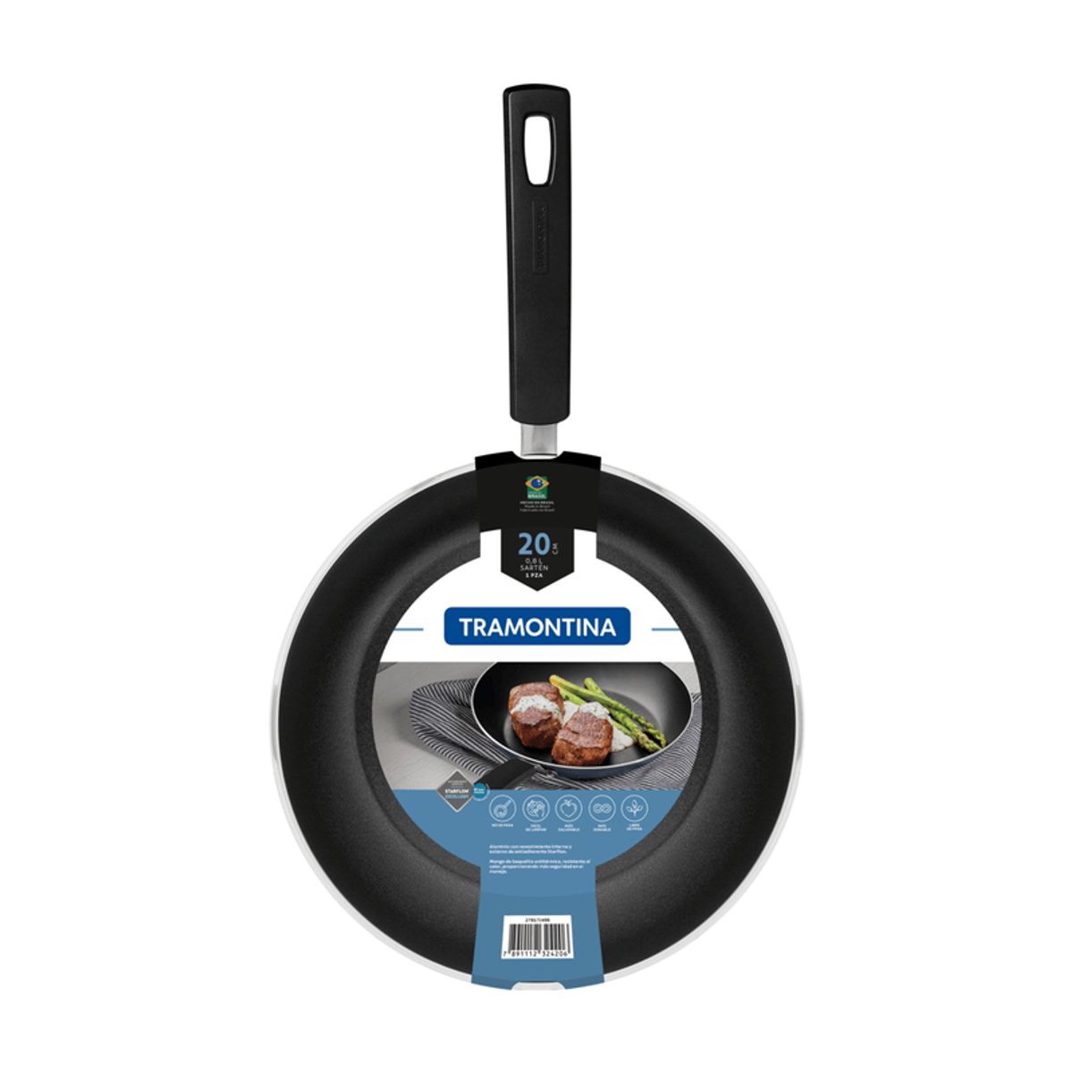 TRAMONTINA - Sartén Tramontina Sicília  - Azul 20 cm 0,8 L