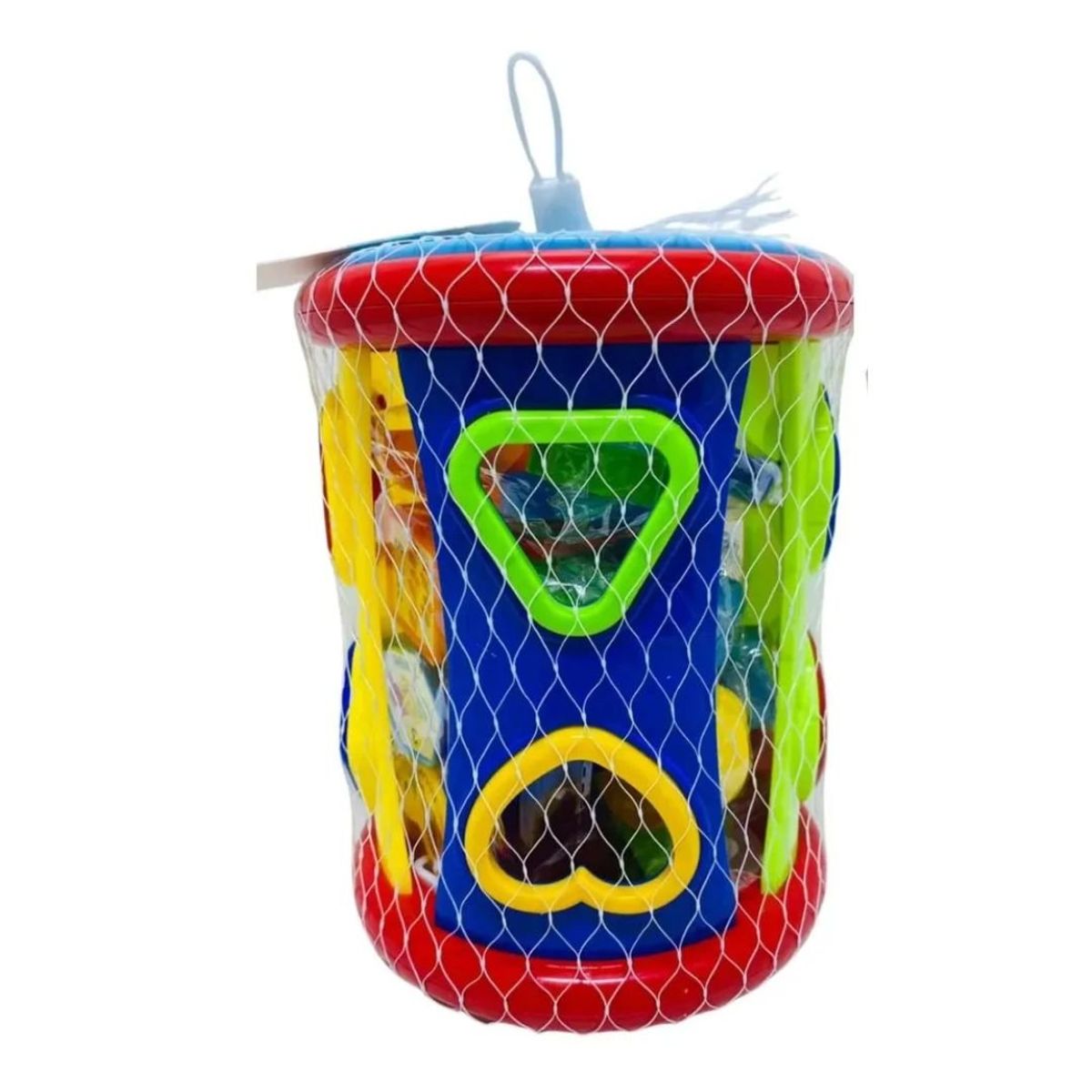 GENERICO - JUGUETE DE ENCAJE C/ BLOQUE DIDACTICO DE FORMAS 18 PIEZAS