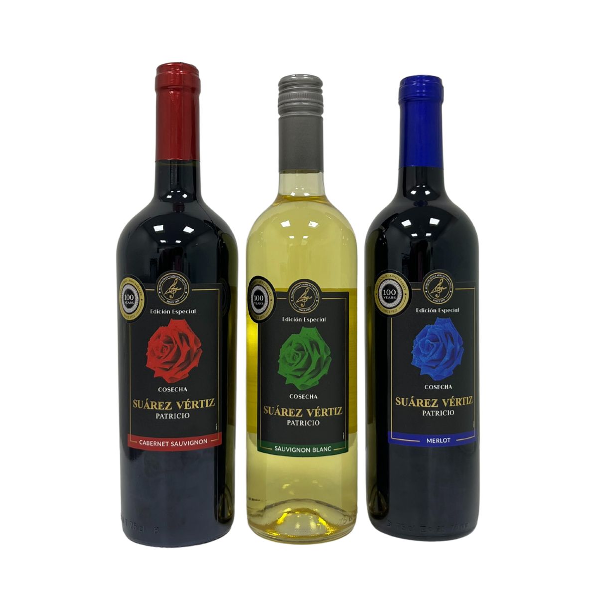 SUAREZ VERTIZ PATRICIO - PACK 3 VINOS SUÁREZ VÉRTIZ PATRICIO 750 ML