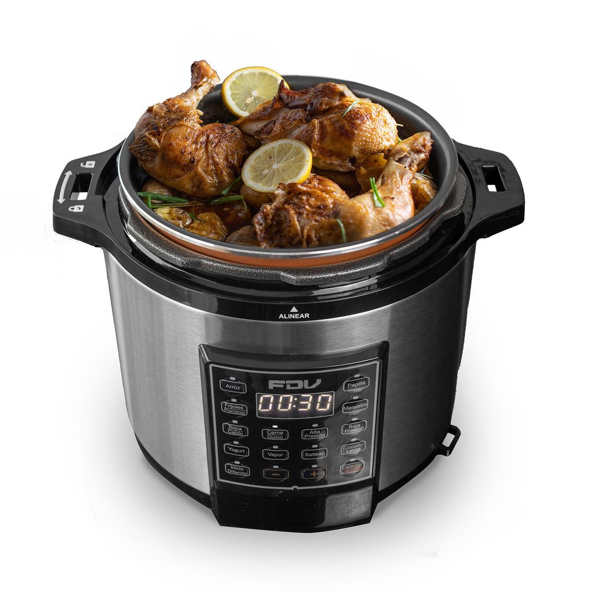 FDV - Olla Multicocción Silver 6 L FDV