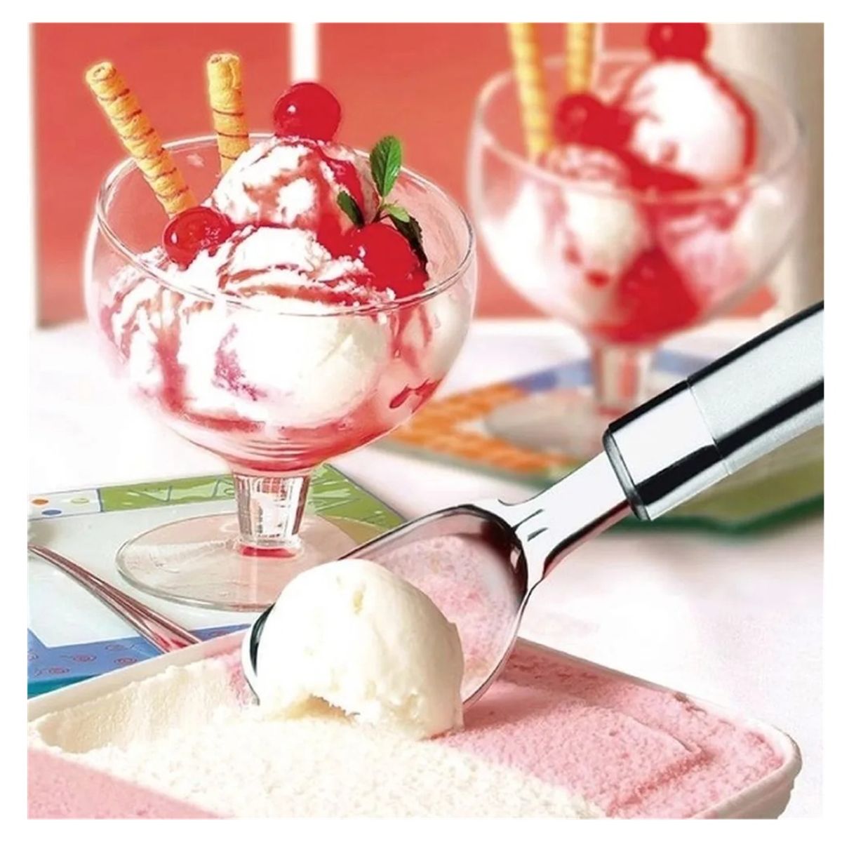 TRAMONTINA - CUCHARA PARA HELADO TRAMONTINA MARFFIN