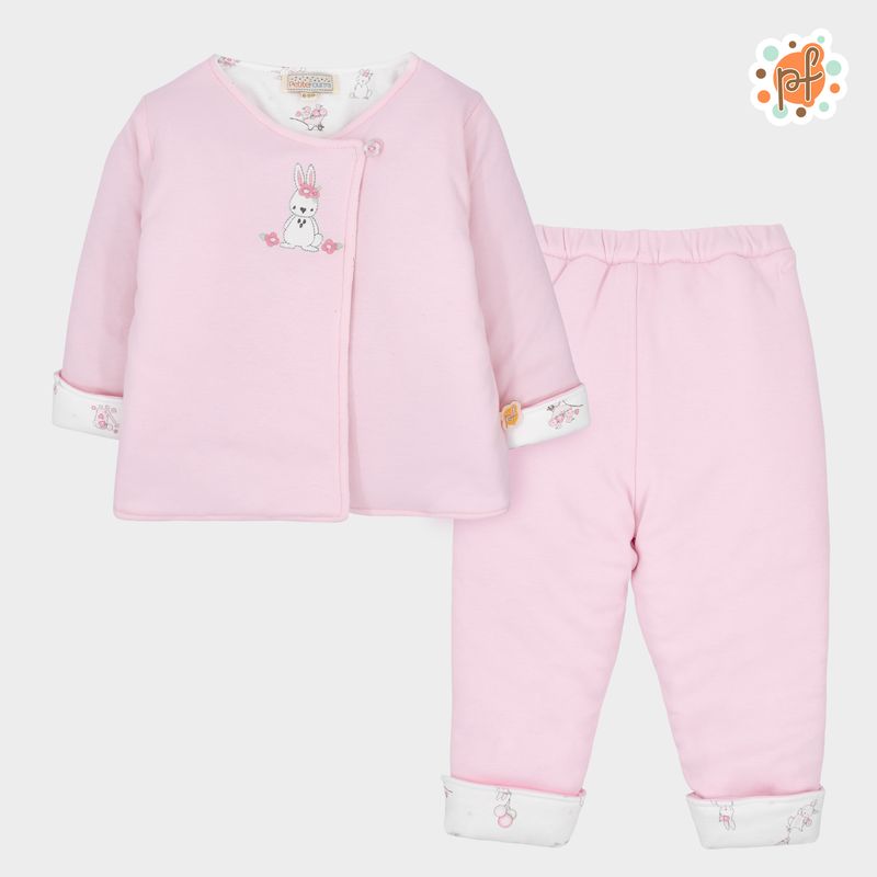 PETITE FOURMI - Conjunto Acolchado Bunny Garden