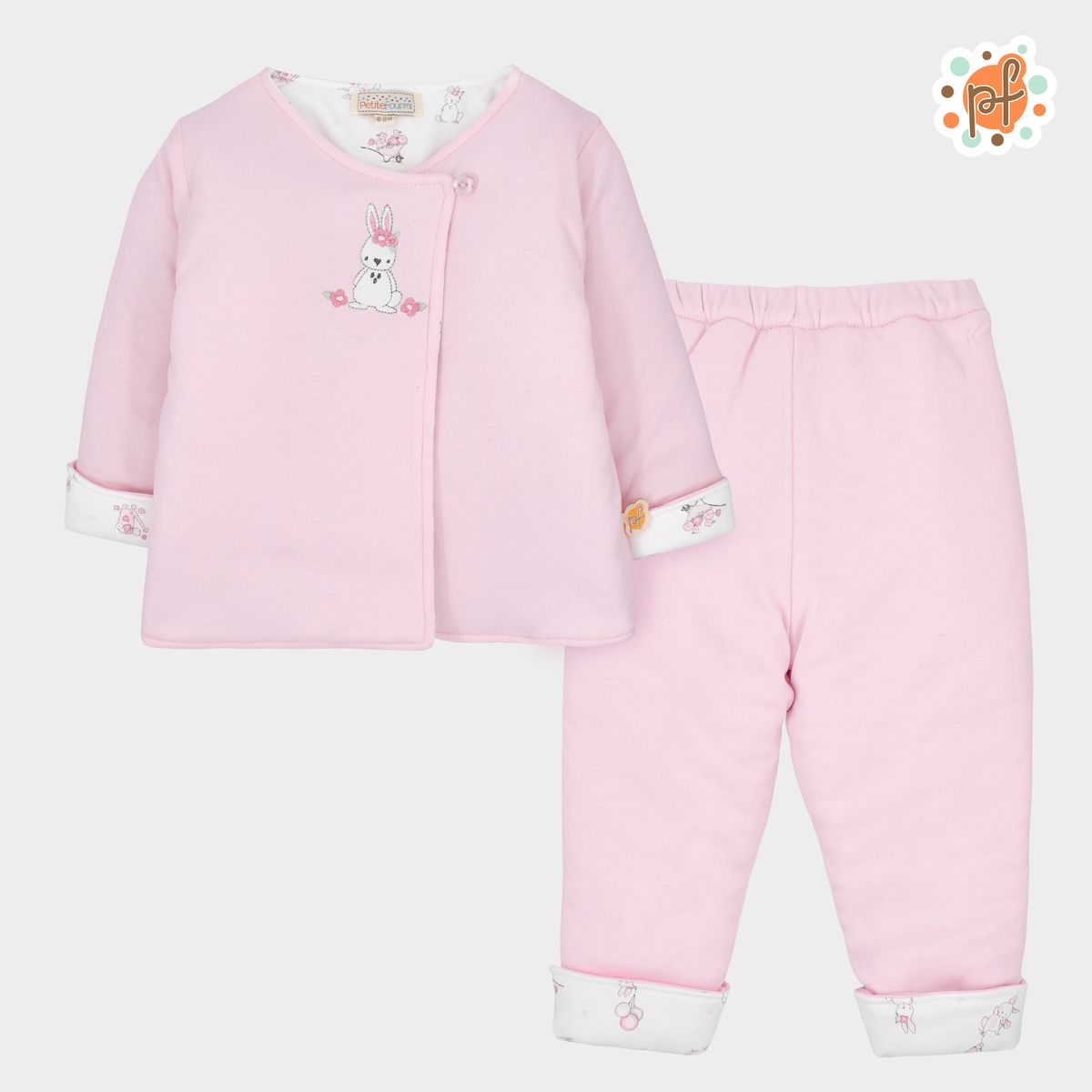 PETITE FOURMI - Conjunto Acolchado Bunny Garden